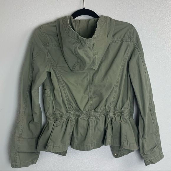 Nanette Lepore Lamour Military Anorak Utility Jacket M - Picture 6 of 8